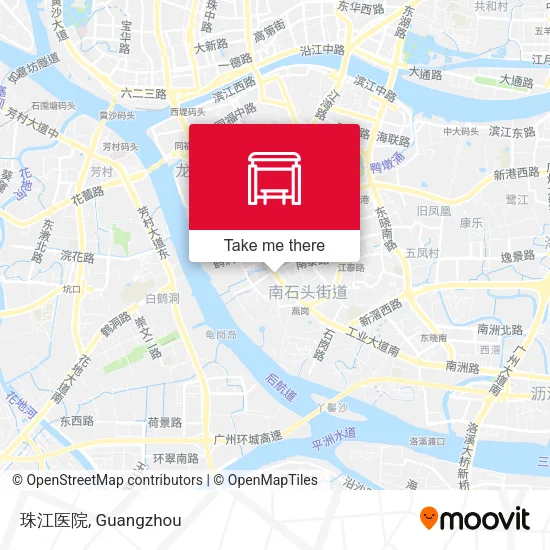 珠江医院 map