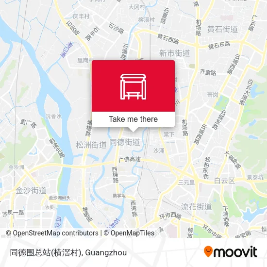 同德围总站(横滘村) map