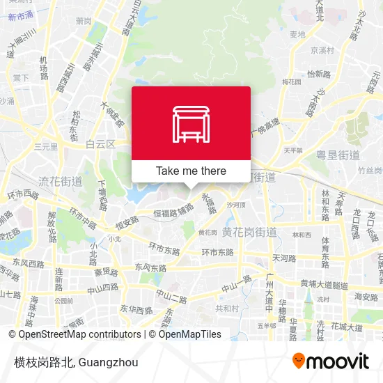 横枝岗路北 map