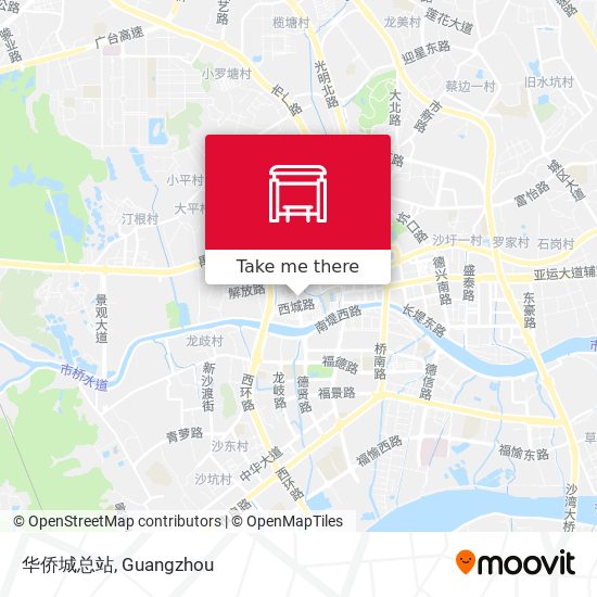 华侨城总站 map