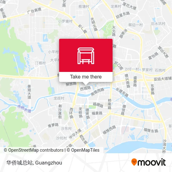 华侨城总站 map