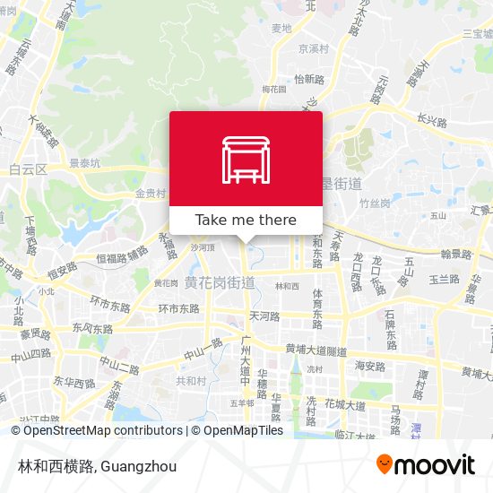林和西横路 map