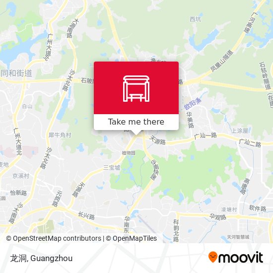 龙洞 map
