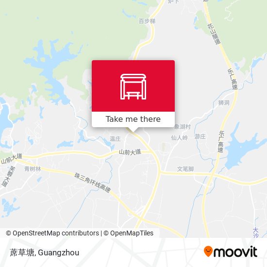 蓆草塘 map