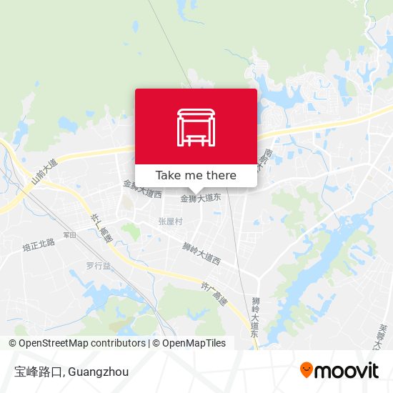 宝峰路口 map