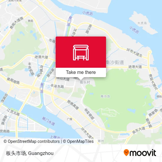 板头市场 map