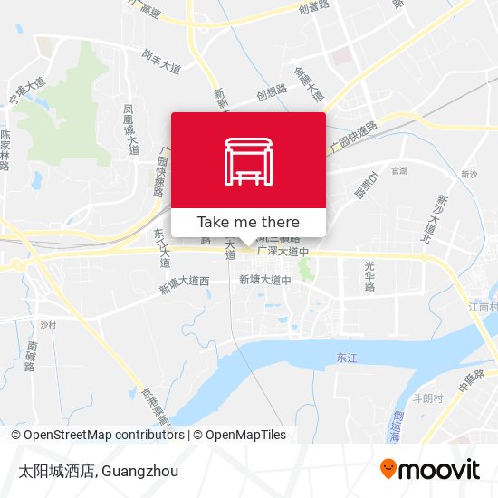 太阳城酒店 map