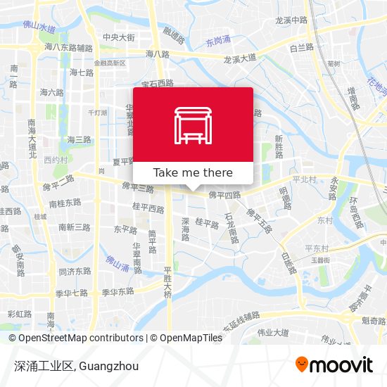 深涌工业区 map