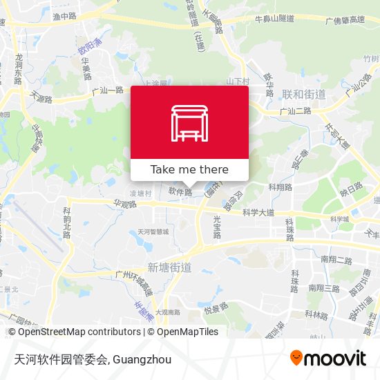 天河软件园管委会 map