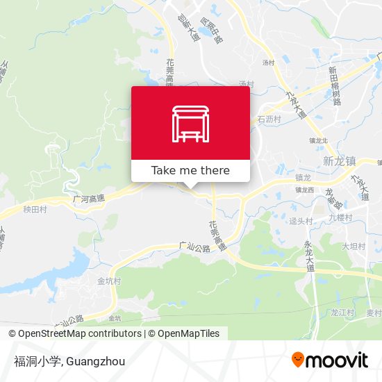 福洞小学 map