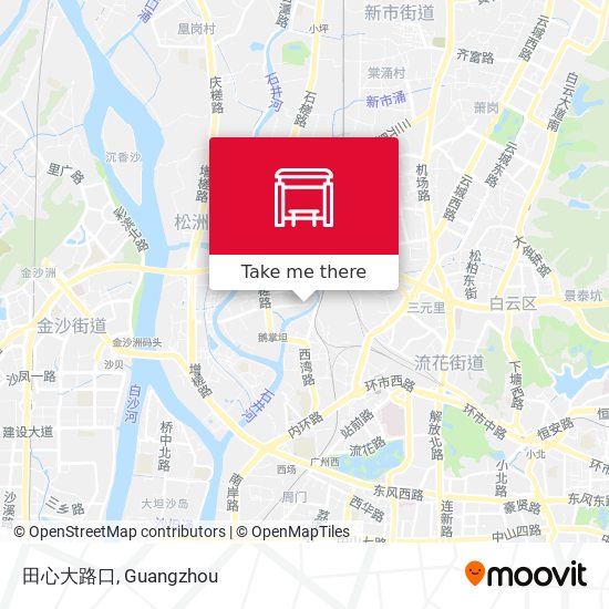 田心大路口 map