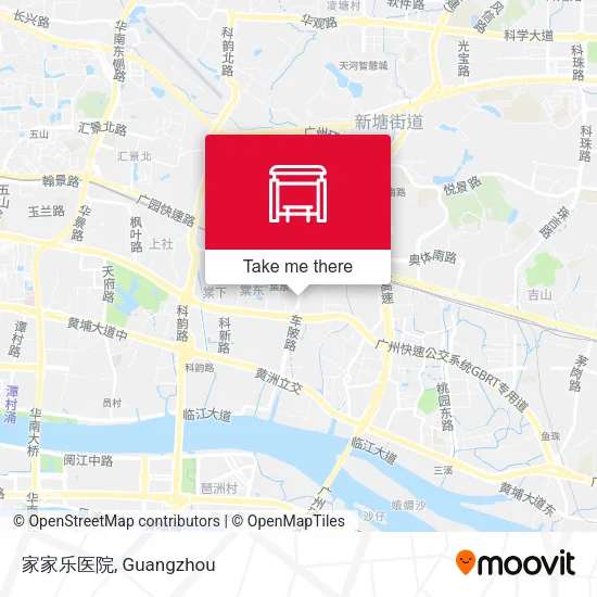 家家乐医院 map