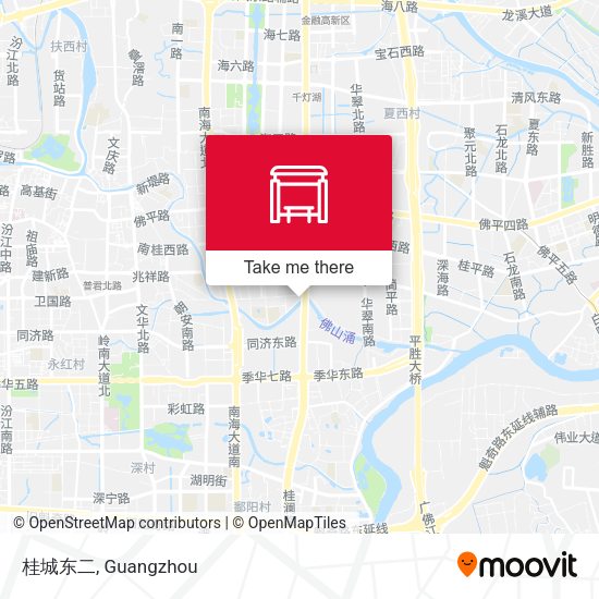 桂城东二 map