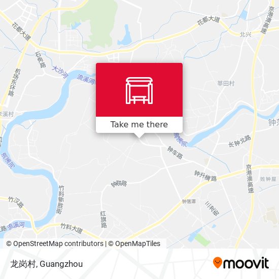 龙岗村 map