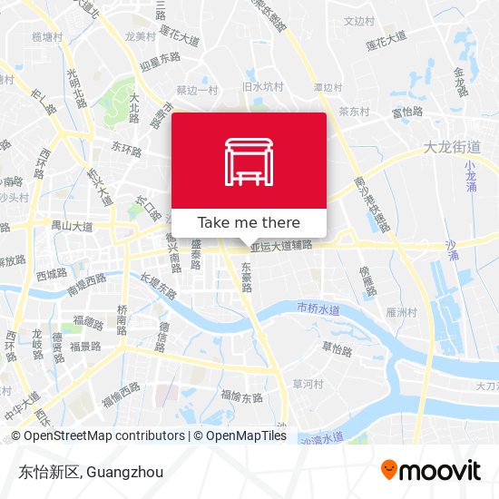 东怡新区 map