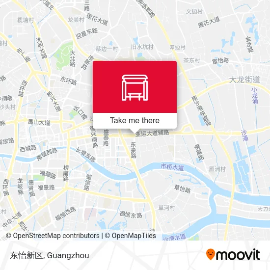 东怡新区 map