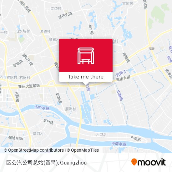 区公汽公司总站(番禺) map