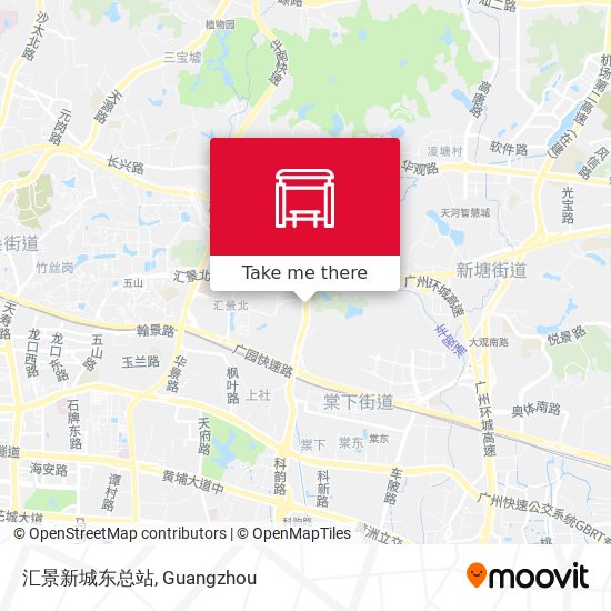 汇景新城东总站 map