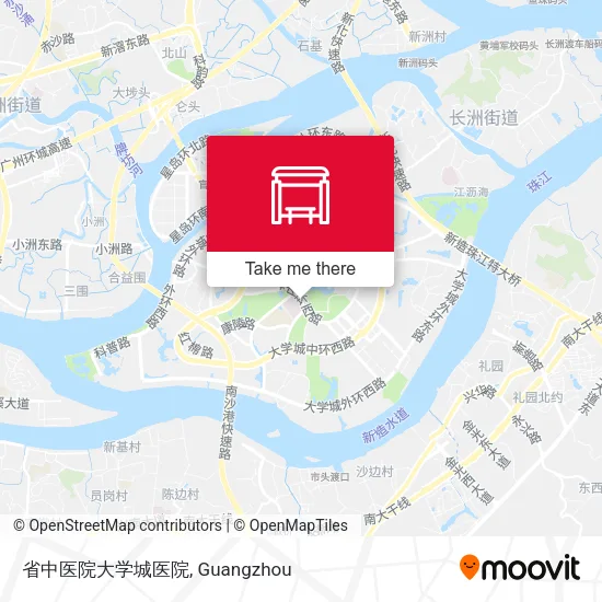 省中医院大学城医院 map