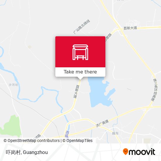吓岗村 map