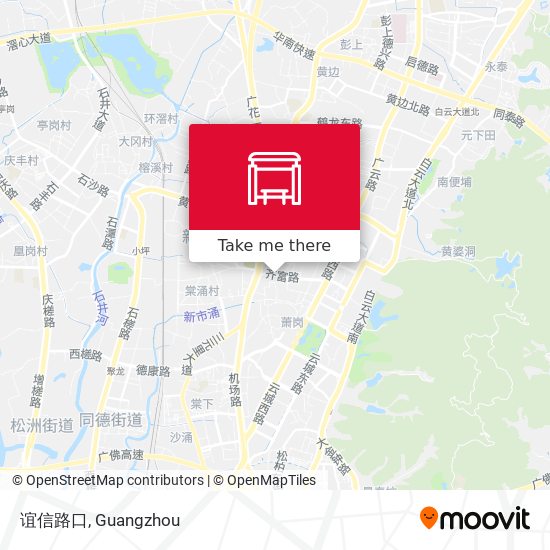 谊信路口 map