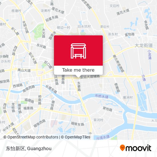 东怡新区 map