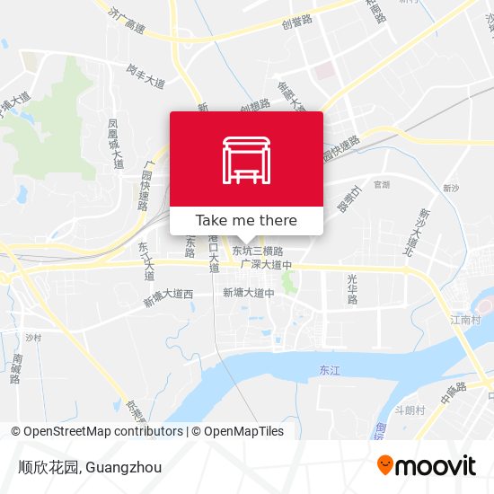 顺欣花园 map