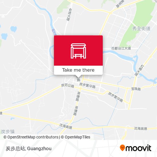 炭步总站 map