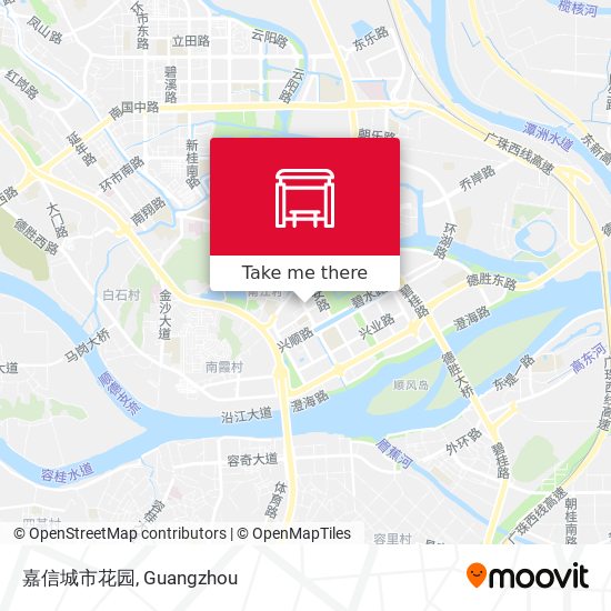 嘉信城市花园 map