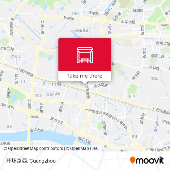 环场路西 map