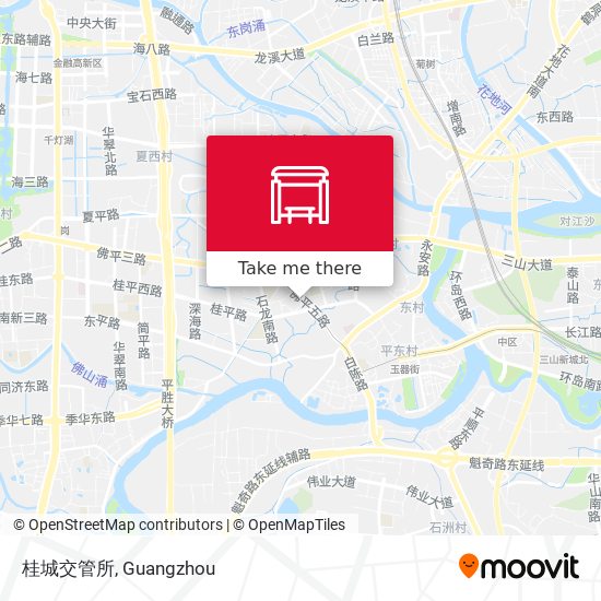 桂城交管所 map