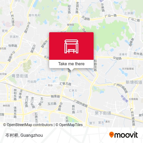 岑村桥 map