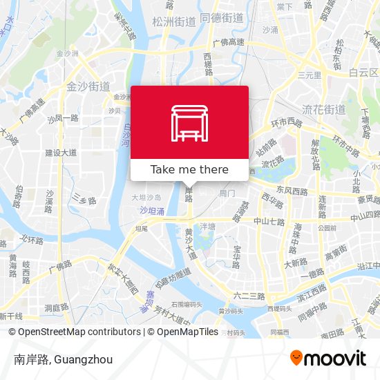 南岸路 map