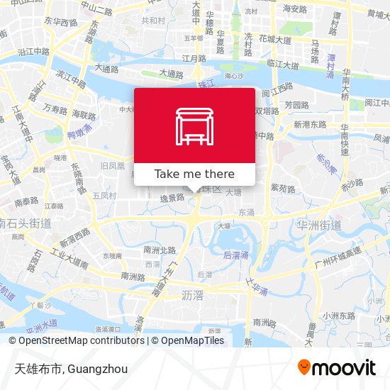 天雄布市 map