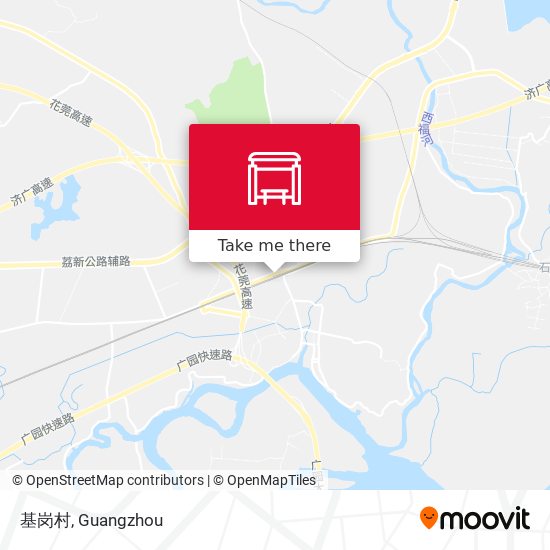 基岗村 map