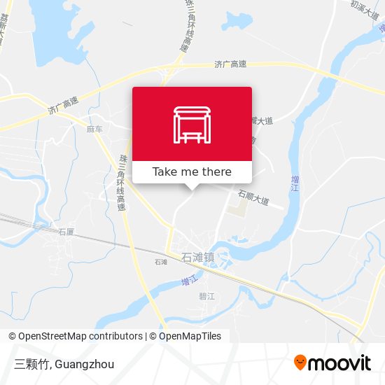 三颗竹 map