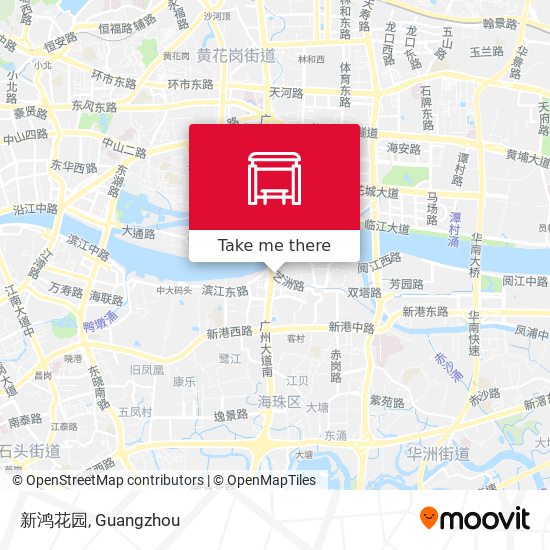 新鸿花园 map