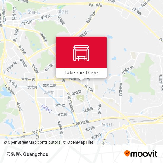 云骏路 map