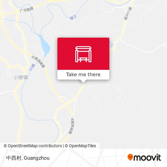 中西村 map