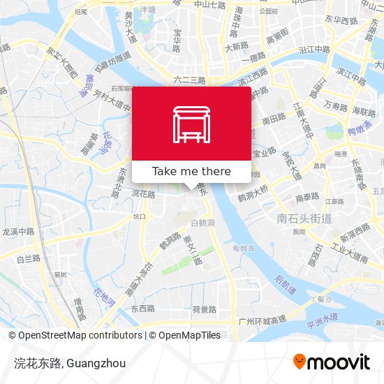 浣花东路 map