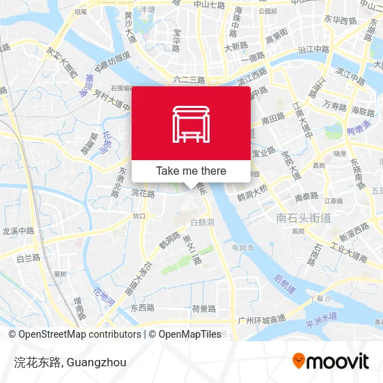 浣花东路 map