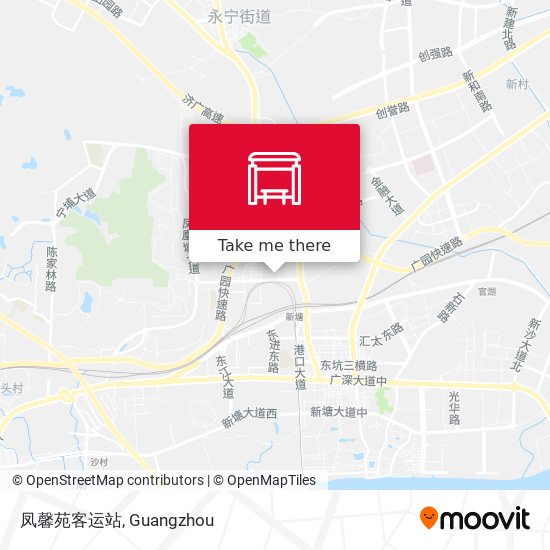 凤馨苑客运站 map