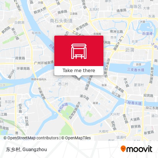 东乡村 map