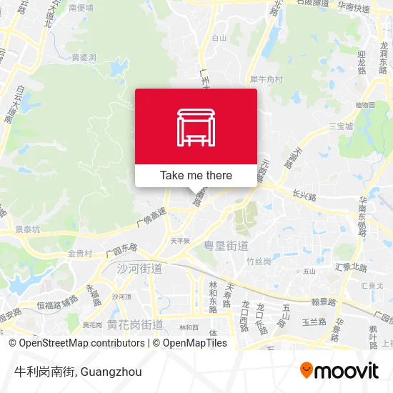 牛利岗南街 map