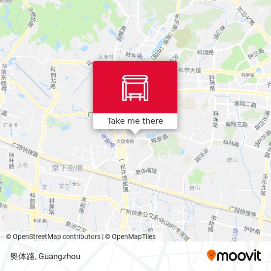 奥体路 map