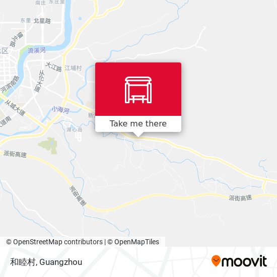 和睦村 map