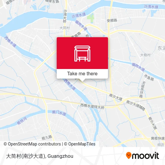 大简村(南沙大道) map