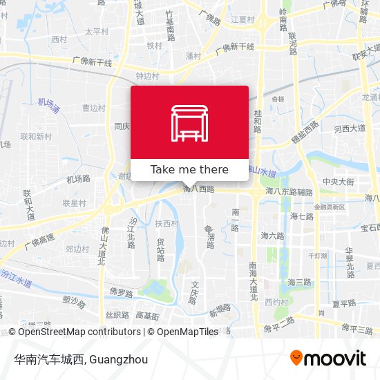 华南汽车城西 map