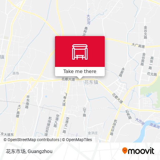 花东市场 map