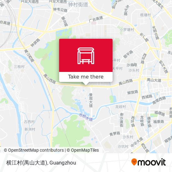 横江村(禺山大道) map